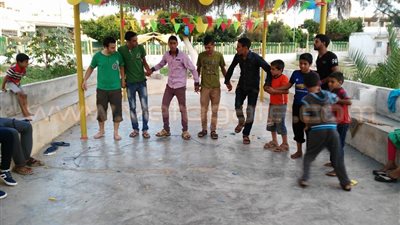 بالصور.. «فكرة خير» تحتفل بالعيد مع الأطفال النازحين