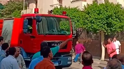 التحريات: ماس كهربائي وراء حريق مسرح كنيسة مارجرجس الجيوشي في شبرا