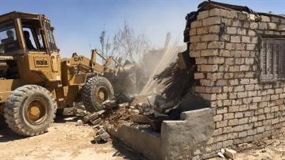 حملة مكبرة لإزالة التعديات في دمياط الجديدة