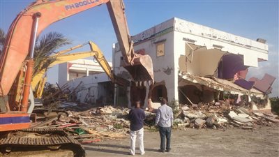 إزالة 125 وحدة عشوائية في دمياط