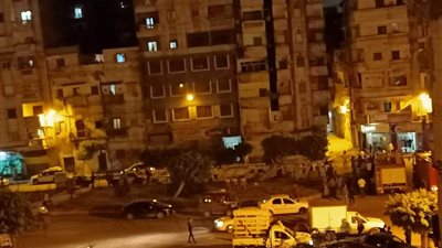 إخلاء 16 منزلا بجوار عقار الورديان المائل بالإسكندرية