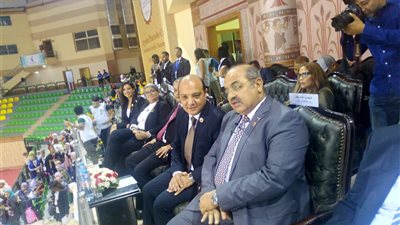 هشام حطب يشهد حفل افتتاح بطولة الفراعنة الدولية للجمباز بالغردقة