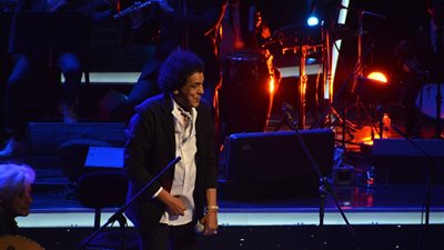 منير: مهرجان الموسيقى العربية الألمع في الوطن العربي (فيديو)