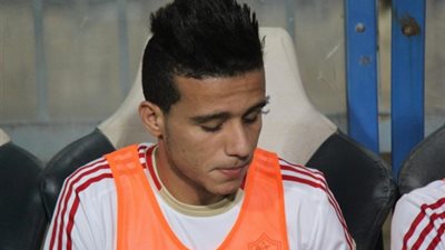 مصطفى فتحي في معسكر الزمالك قبل لقاء القمة