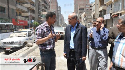 بالصور.. محافظ الجيزة: حل مشاكل الصرف الصحى ببولاق الدكرور خلال 10 أيام