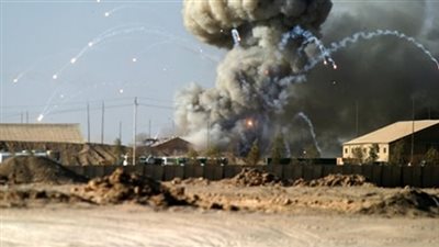 إصابة 10 جنود في هجوم بالهاون على معسكر أمني برفح