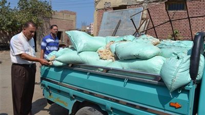 توريد 21.7 ألف طن قمح لشون البحيرة