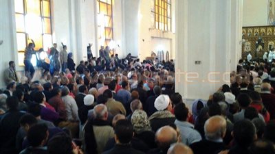 بالصور.. أقباط البحيرة يحتفلون بالذكرى الرابعة لرحيل البابا شنودة