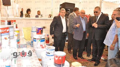 محافظ الجيزة يفتتح معرضا لمنتجات المنطقة الصناعية بأبو رواش