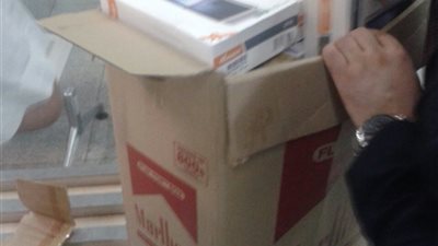 ضبط راكب حاول تهريب 140 تليفونا بـ 500 ألف جنيه