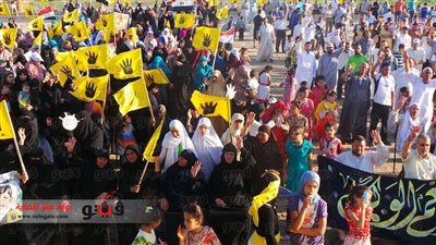 بالصور.. مؤتمر للإرهابية ببلطيم استعدادا لذكرى فض الاعتصام