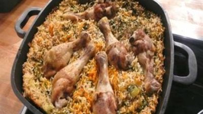 أسهل طريقة لعمل طاجن الأرز بالدجاج