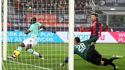 لوكاكو يقود إنتر ميلان لفوز صعب على بولونيا 1/2 وصدارة الدوري مؤقتًا