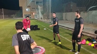 المنتخب الأوليمبي يواصل تدريباته في العين السخنة (صور)