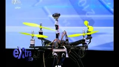 طالب بـ«هندسة المنوفية» يبتكر طائرة للبحث عن المفقودين تحت الأنقاض