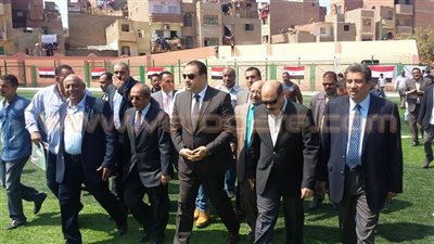 بالفيديو.. محافظ الفيوم يفتتح منشآت رياضية بتكلفة 36 مليون جنيه