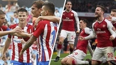 أرسنال يتعادل سلبيا أمام أتلتيكو مدريد بالشوط الأول