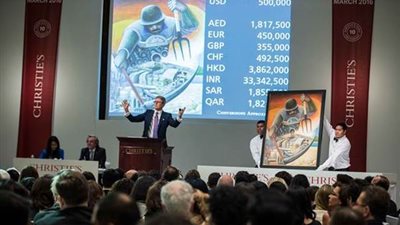 بيع لوحة المصري عمر النجدي بمليون دولار في مزاد «كريستيز»