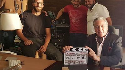 مصطفى فهمي في كواليس تصوير مسلسل «مليكا» (صور)