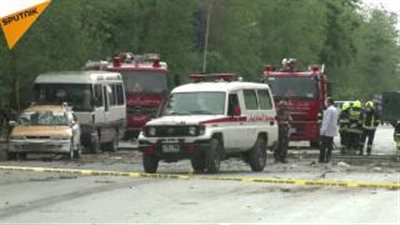 بالفيديو.. انفجار كبير قرب السفارة الأمريكية في كابول