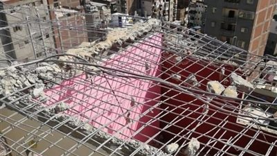 حي غرب الإسكندرية: هدم دور من عقار الورديان المائل