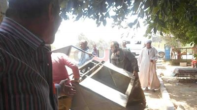 حملة مكبرة لرفع الإشغالات بمركز أرمنت بالأقصر (صور)