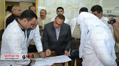 زيارة مفاجئة لمحافظ الإسماعيلية بمستشفى التل الكبير