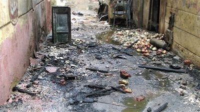 بالفيديو والصور..  احتراق 3 شقق سكنية وورشة أحذية في حادث باب الشعرية