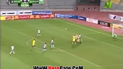 بالفيديو.. المقاولون يتقدم على المصري بهدف في الشوط الأول