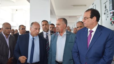 وزير الري يفتتح محطة رفع مصرف 2 بتكلفة 92 مليون جنيه بالدقهلية (صور)