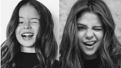 طفلة تشعل «فيس بوك» بتقليدها «سيلينا جوميز» (صور)