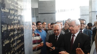 بالصور.. وزير التعليم العالي يفتتح كليات جامعة دمنهور