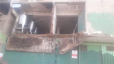 انهيار جزئي لمصنع غير مرخص بالقناطر الخيرية