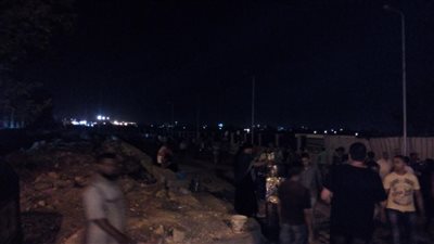 انتقال فريق من النيابة العامة لمعاينة موقع غرق مركب الوراق