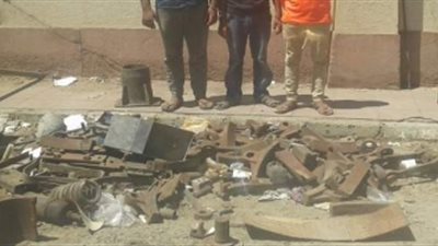 ضبط تشكيل عصابي لسرقة مهمات مصلحية بمحطة مطروح