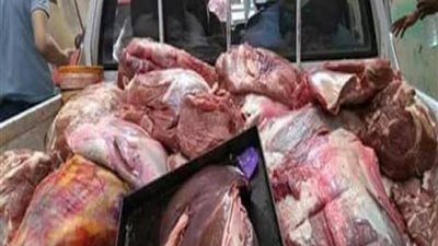 مصادرة 960 كيلو لحوم فاسدة داخل مطعم شهير بالدقي