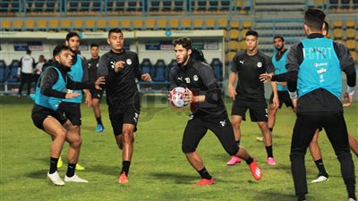 المنتخب الأوليمبي يؤدي مرانه قبل الأخير استعدادا للقاء مالي (صور)