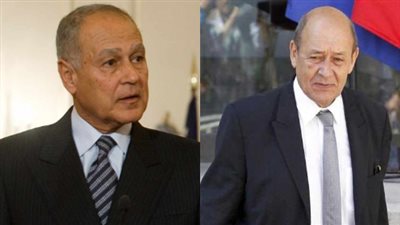 أبو الغيط يبحث مع وزير الخارجية الفرنسي قضايا الشرق الأوسط