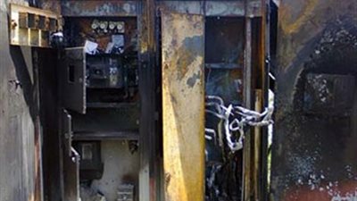 انفجار كابلات الضغط العالي بمستشفى جامعة الزقازيق