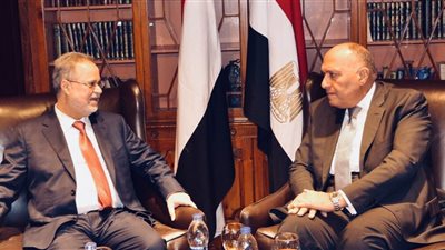 شكري يؤكد التزام مصر بدعم استقرار اليمن والحل السياسي للأزمة