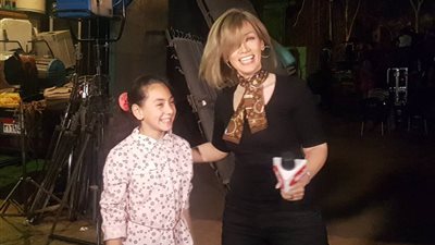 بالصور.. «شاهيستا» ابنة انتصار تدخل التمثيل من بوابة «كلبش»