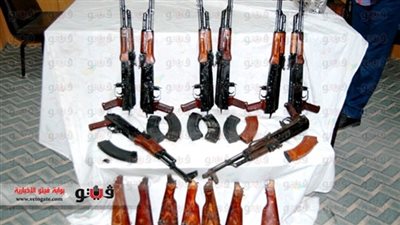 ضبط 8 بنادق ومبالغ مالية بالعريش ومطروح