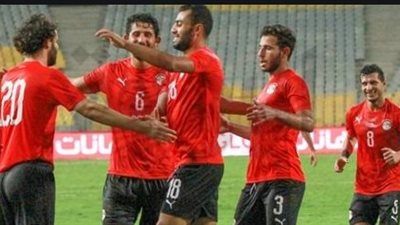 حمدي فتحي يسجل هدف منتخب مصر الأول أمام ليبيريا