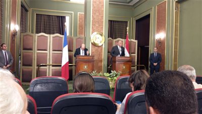 سامح شكري يعلن تجهيز وثيقة تعاون بين مصر وفرنسا