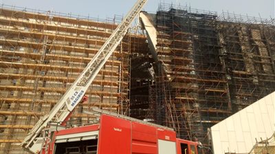 الآثار تكشف تفاصيل حريق المتحف المصري الكبير