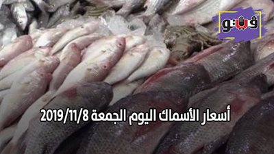 اسعار الأسماك اليوم الجمعة 2019/11/8.. وكيلو البلطي بـ30 جنيها