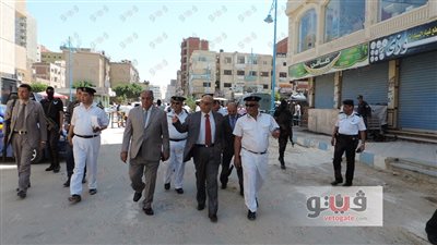 بالصور.. مدير أمن مطروح يتفقد ملعب مباراة الرجاء والبلدية