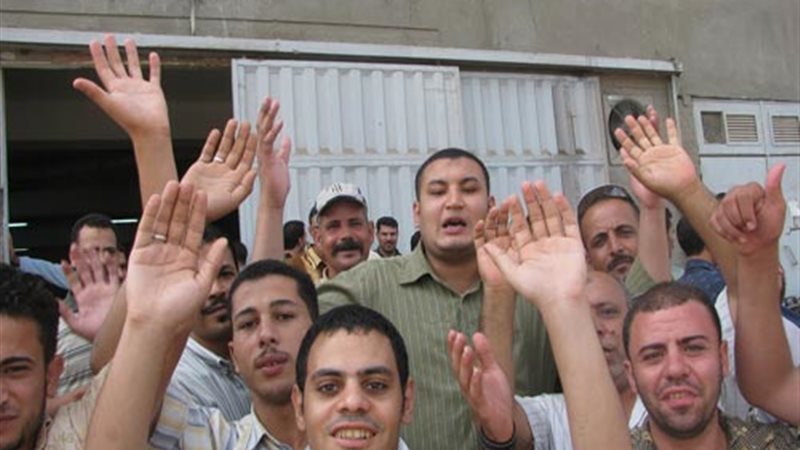 إضراب عمال-صورة أرشيفية
