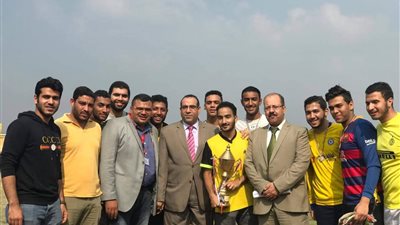 مهرجان رياضي بين كليتي الزراعة والطب البيطري ببنها