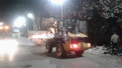 حملة مكبرة لإزالة الإشغالات بشوارع دمياط (صور)